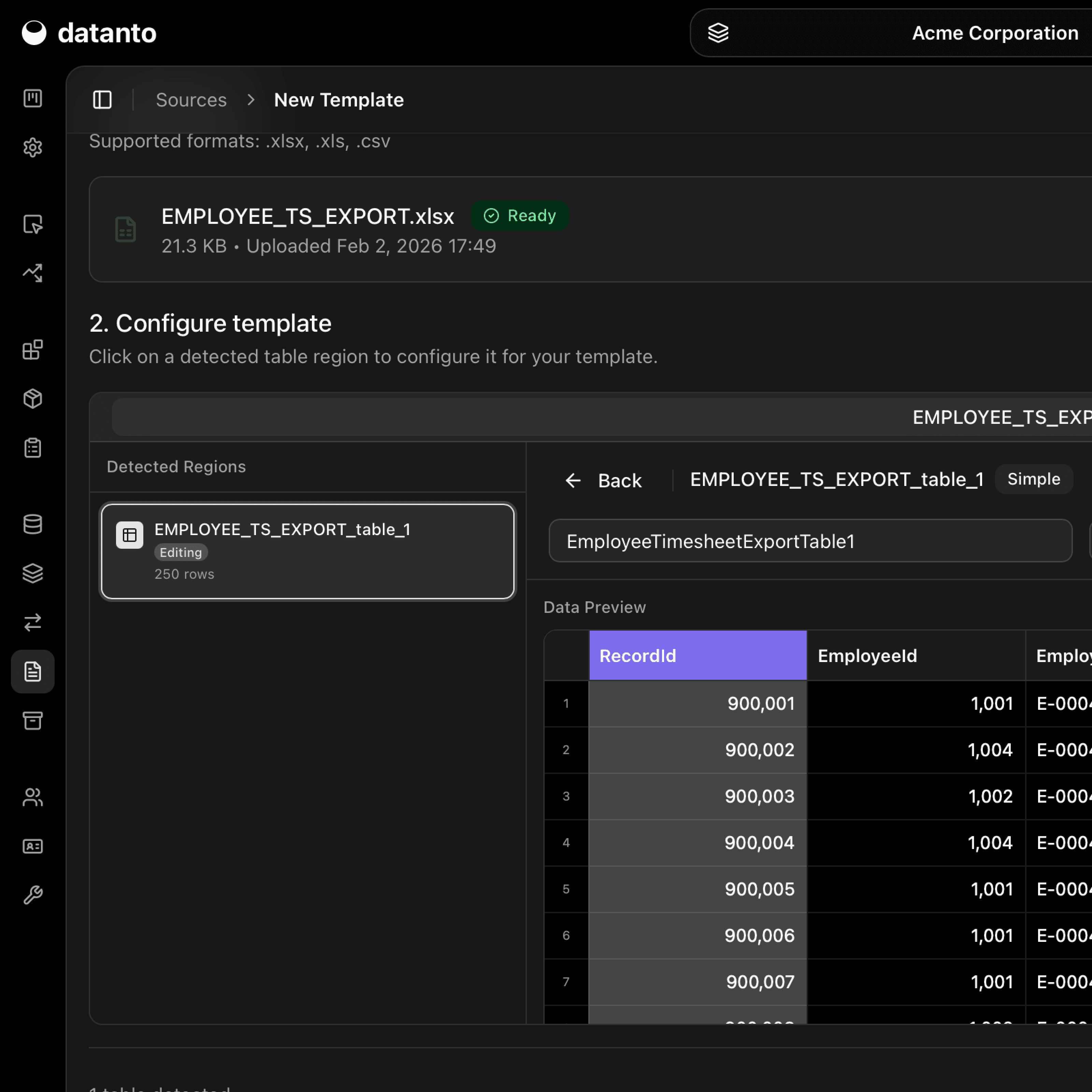 Smart ETL pipeline interface
